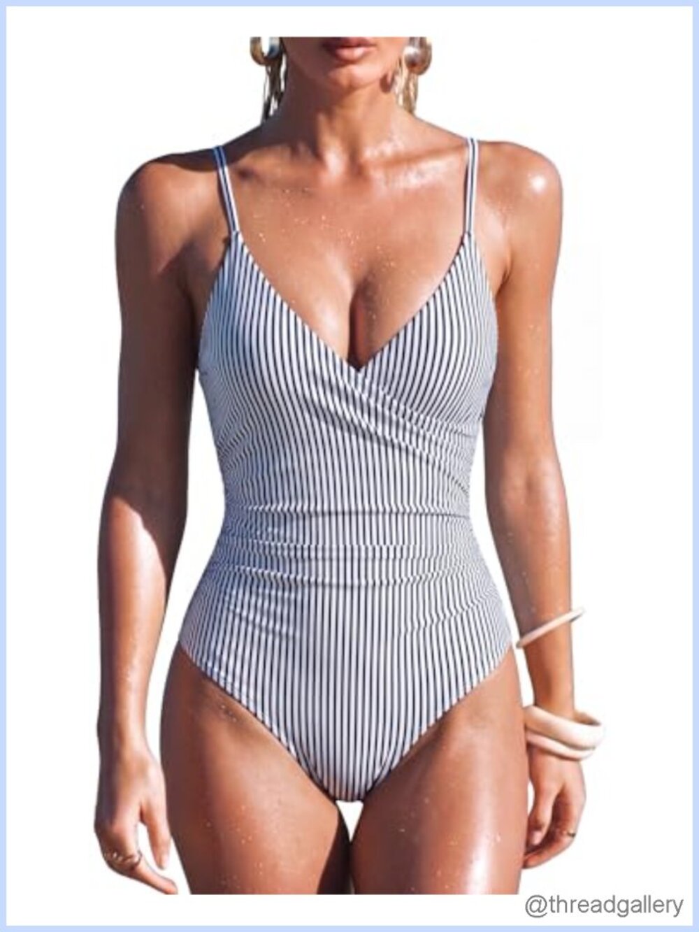 Tummy Control Push Up One Piece Swimsuit